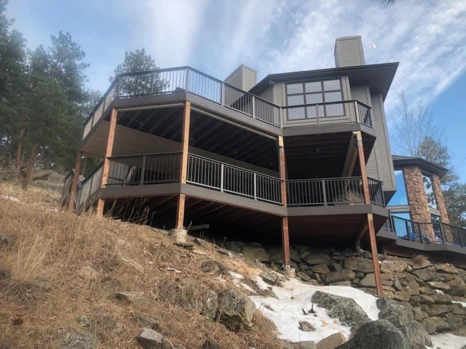 Deck in Ponderosa Park, CO